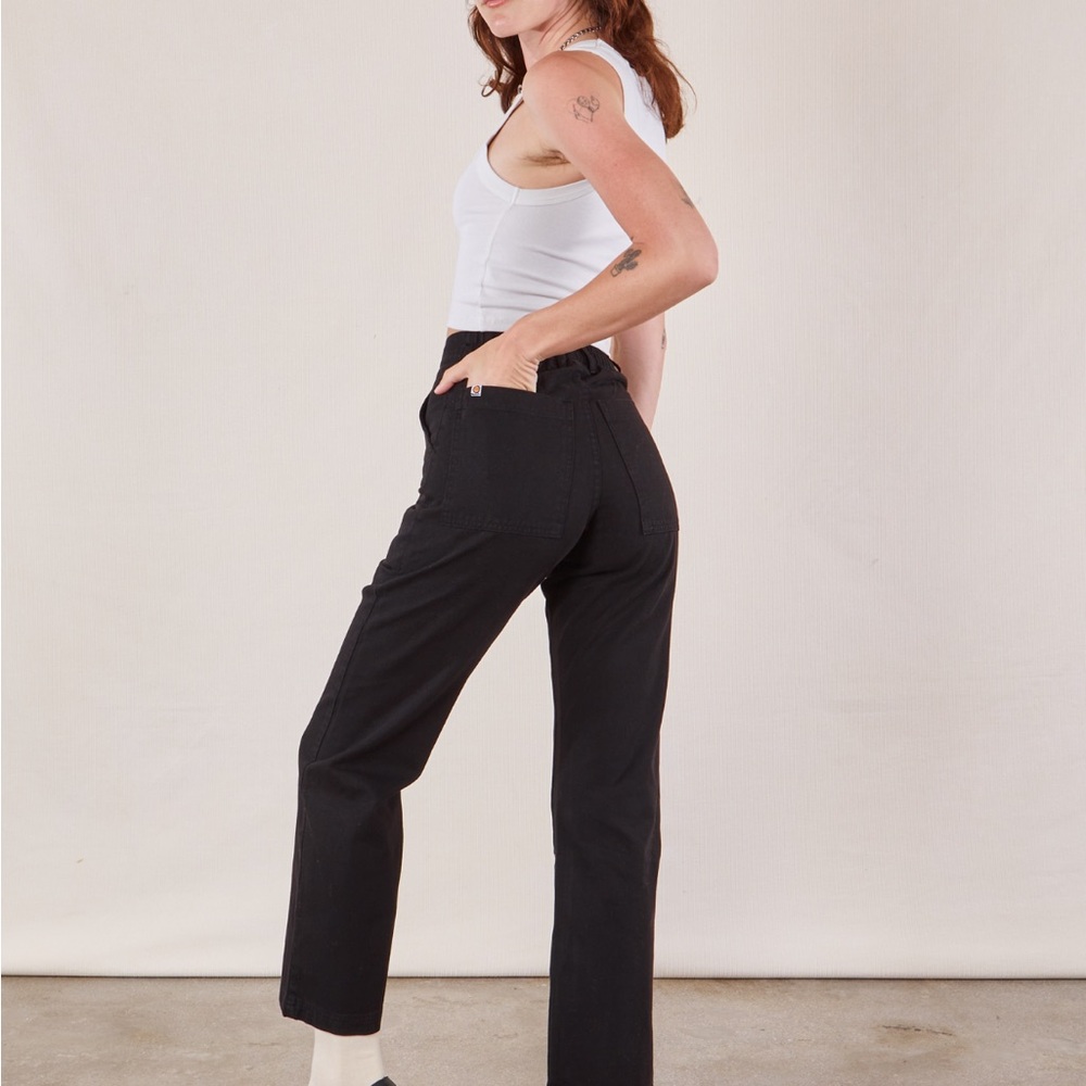 Big Bud Press Black Work Pants M Petite Made in USA